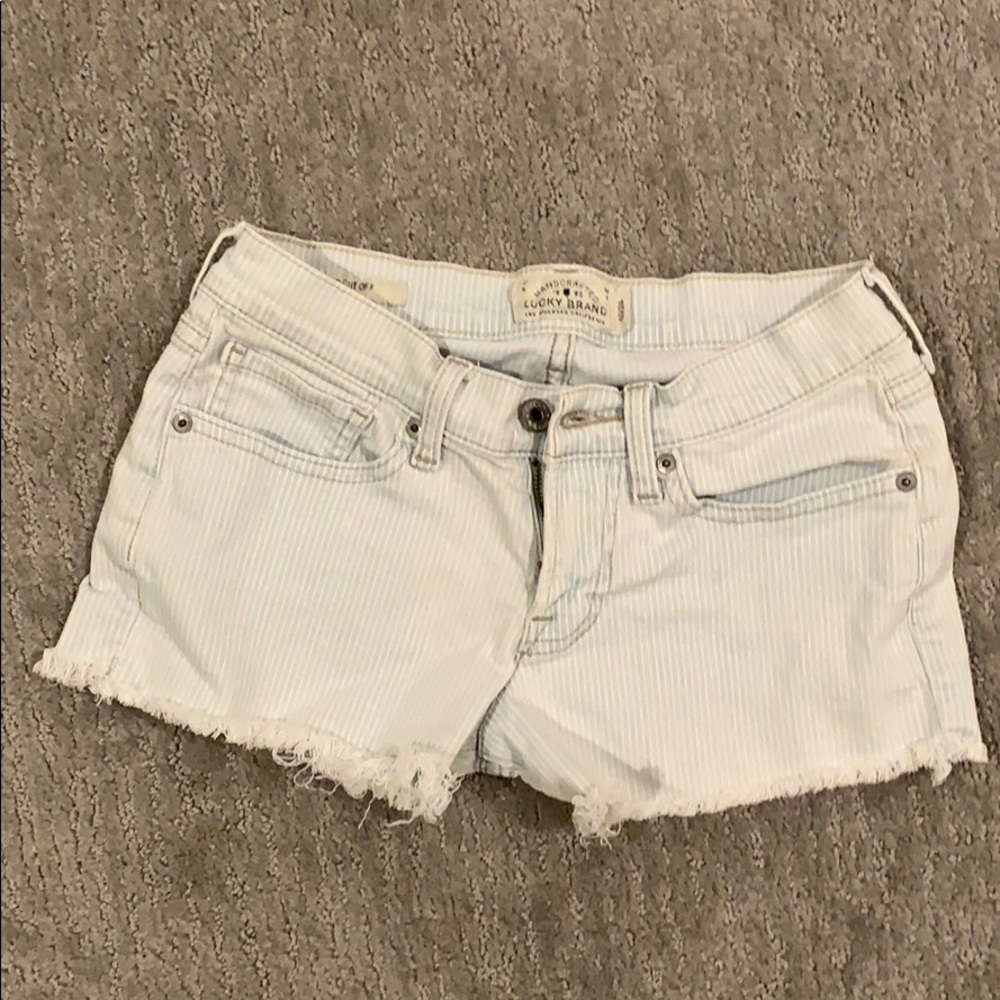 Denim shorts